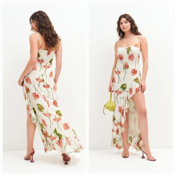 Reformation Winola Dress in Cali size M NWT - Picture 7 of 15